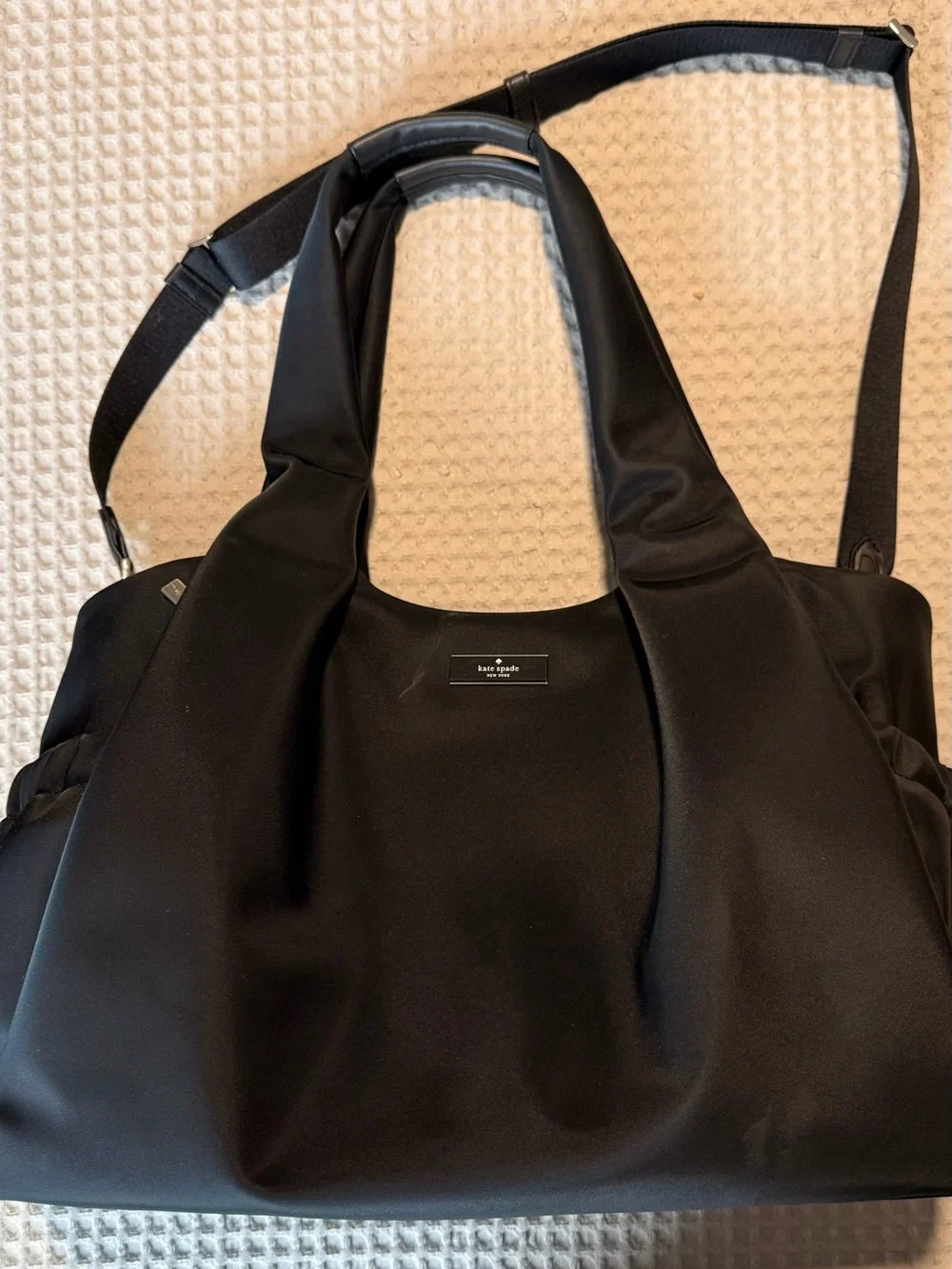 kate spade Black Nylon Baby Shoulder Bag